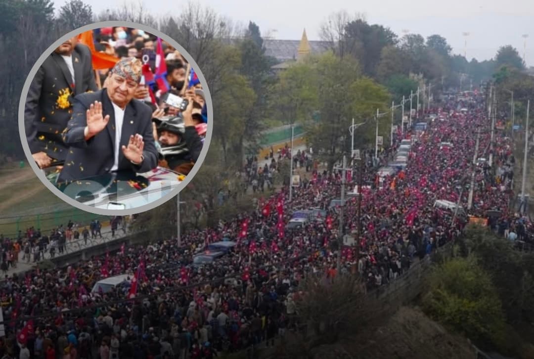 Former King Gyanendra Shah Gets a Grand Welcome in Kathmandu