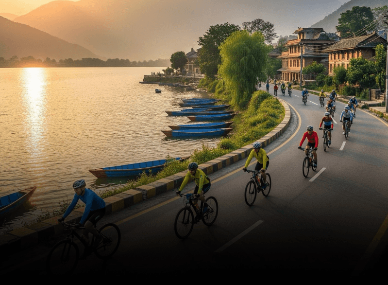 Pokhara’s Lake-to-Lake Cycling Track to Boost Tourism