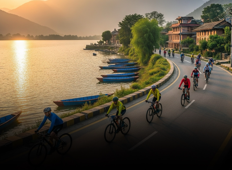 Pokhara’s Lake-to-Lake Cycling Track to Boost Tourism